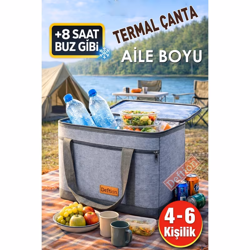 Deftion Premium XXL Termal Çanta 40 L · Görsel 1