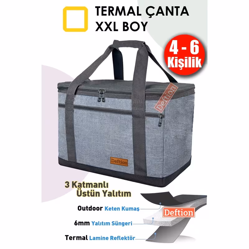 Deftion Premium XXL Termal Çanta 40 L · Görsel 2